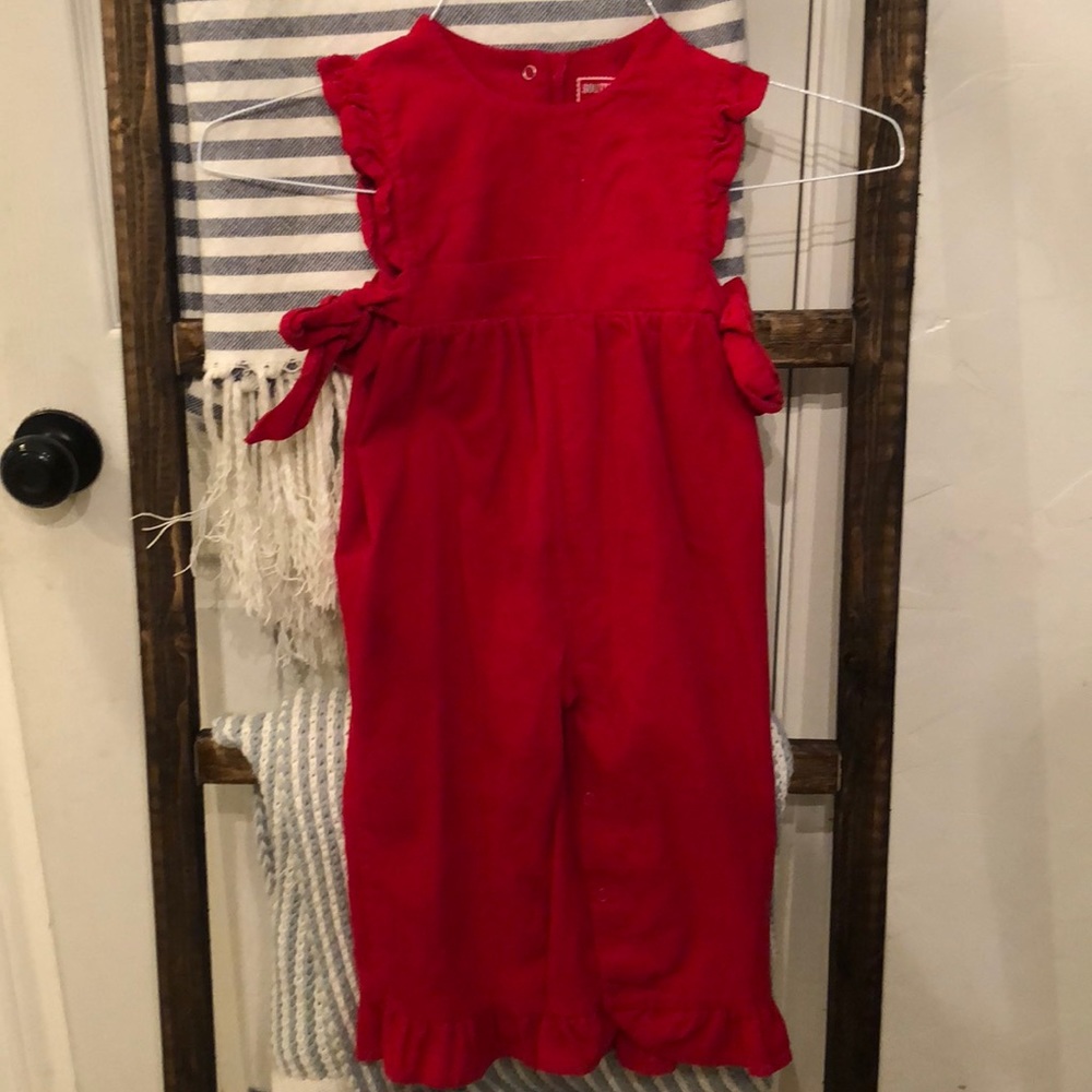 Southern tots cord long romper